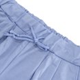 thumbnail image 5 of Fgnfyis Men's Casual Short Sleeve Round Neck Suit Set Comfortable Summer Spring Outfit for Daily Wear and Sports Activities Lightweight Breathable Fabric Summer Outfits For Men Light Blue L, 5 of 9