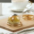 thumbnail image 4 of Mini Contenedores para Tartas SAYOO postres Redondos Cupcake Box con tapas de Domo transparente, 4 of 9