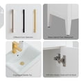 thumbnail image 5 of Vanity Art 20” Single Sink Bathroom Vanity Cabinet with Ceramic Countertop, 5 of 9