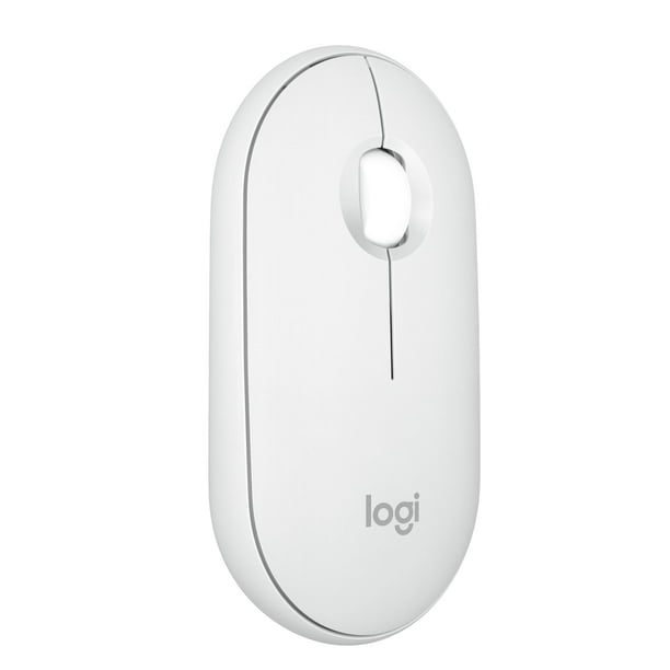 Ratón Logitech Pebble 2 M350s Slim Bluetooth inalámbrico blanco