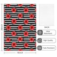 thumbnail image 2 of 2 Pcs Pioneer Flower Floral Print Pattern Kitchen Towels, Funny Microfiber Dish Towel Set, 18" X 26" Tea Towels, 2 of 6