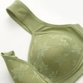 thumbnail image 5 of Sopiago Womens Bras 2025 New Front Snap Bras for Senior Women No Underwire Front Closure Comfort Wireless Closing Bra Green,40, 5 of 7