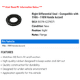 thumbnail image 2 of Right Differential Seal - Compatible with 1986 - 1989 Honda Accord 1987 1988, 2 of 2