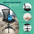 thumbnail image 5 of PayLessHere Mesh Home Office Chair , Lumbar Support Armrest Ergonomic Desk Chair For Adults, Black, 5 of 7
