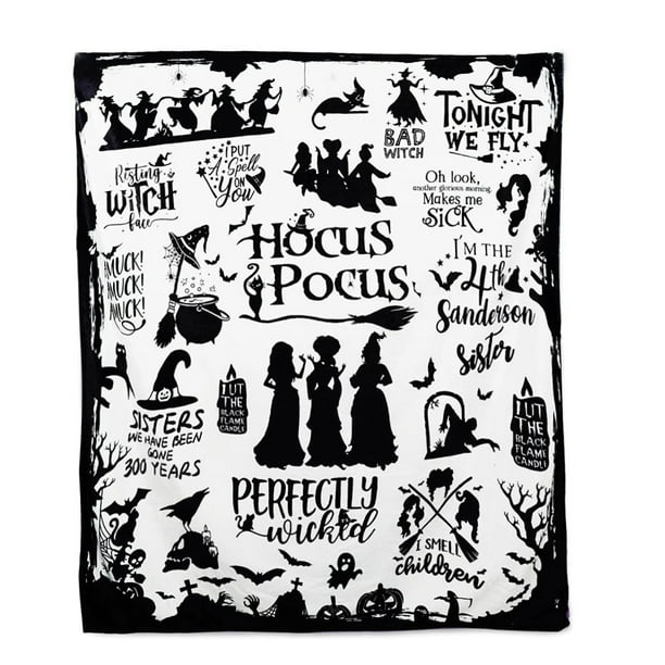 Halloween manta para decoraciones silla cama sofá (8-1.3x1.5m)