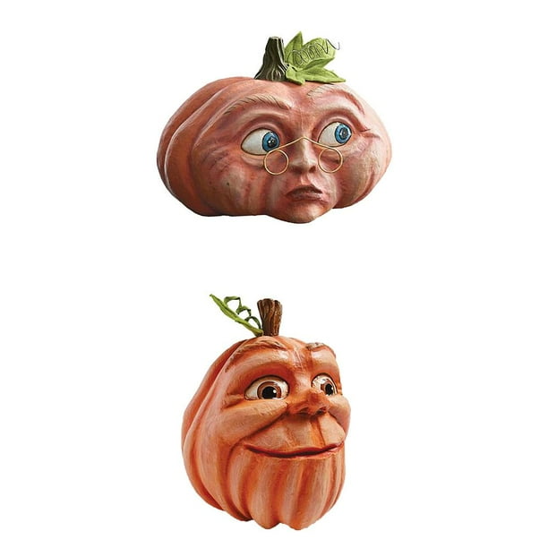 2pcs Novedad Halloween Halloween Calabaza de La Calabaza de La Calabaza de arte de