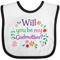 thumbnail image 3 of Inktastic Will You Be My Godmother Proposal Boys or Girls Baby Bib, 3 of 4