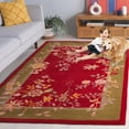 thumbnail image 3 of SAFAVIEH Metro Louise Floral Area Rug, Red/Green, 5' x 8', 3 of 8