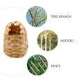 thumbnail image 7 of Aloha 6Pcs Wild Birds Resting Place Handwoven Birds Nest Winter Bird House with Hooks, 7 of 7