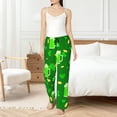 thumbnail image 6 of Lsque St Patrick's Day2 Print Women's Pajama Pants, Lounge Pant - Comfortable Home Wear,Elastic Waistband, Stylish Design-Large, 6 of 9