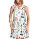 thumbnail image 1 of Disketp Eiffel Tower para Vestido sin Mangas para Mujeres, Vestidos de Verano para Mujeres, Casual y Holgado para la Playa, 1 of 7