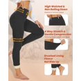 thumbnail image 5 of Fleece Lined Leggings Women - Thermal Thick Winter Warm High Waisted Tummy Control Soft Pants for Snow Cold, 5 of 6