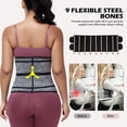 thumbnail image 5 of Vaslanda Waist Trainer for Women Corset Shapewear Tummy Control Faja Body Shaper Postpartum Cincher Sport Girdle, 5 of 7