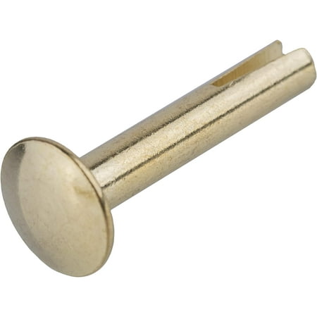 

Split Rivets Brass Plated Steel | 7/8 Long | Pack of 50 Rivets | TKR-15