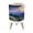 Color 2, variant on Small Trash Can with Lid Colorful sunset viewed from pink sea beach soft waves 1.8 Gallon Dog Proof Trash Can Round Garbage Can Waste Bin Wastebasket for Bathroom Bedroom Living Room