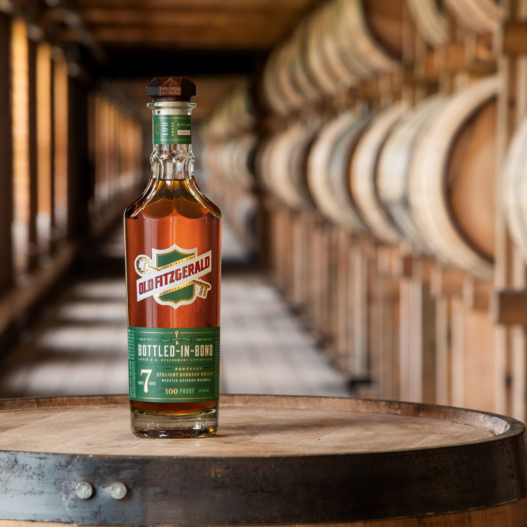 Old Fitzgerald Bottled-In-Bond Straight BourbonAged 7 Years, 700