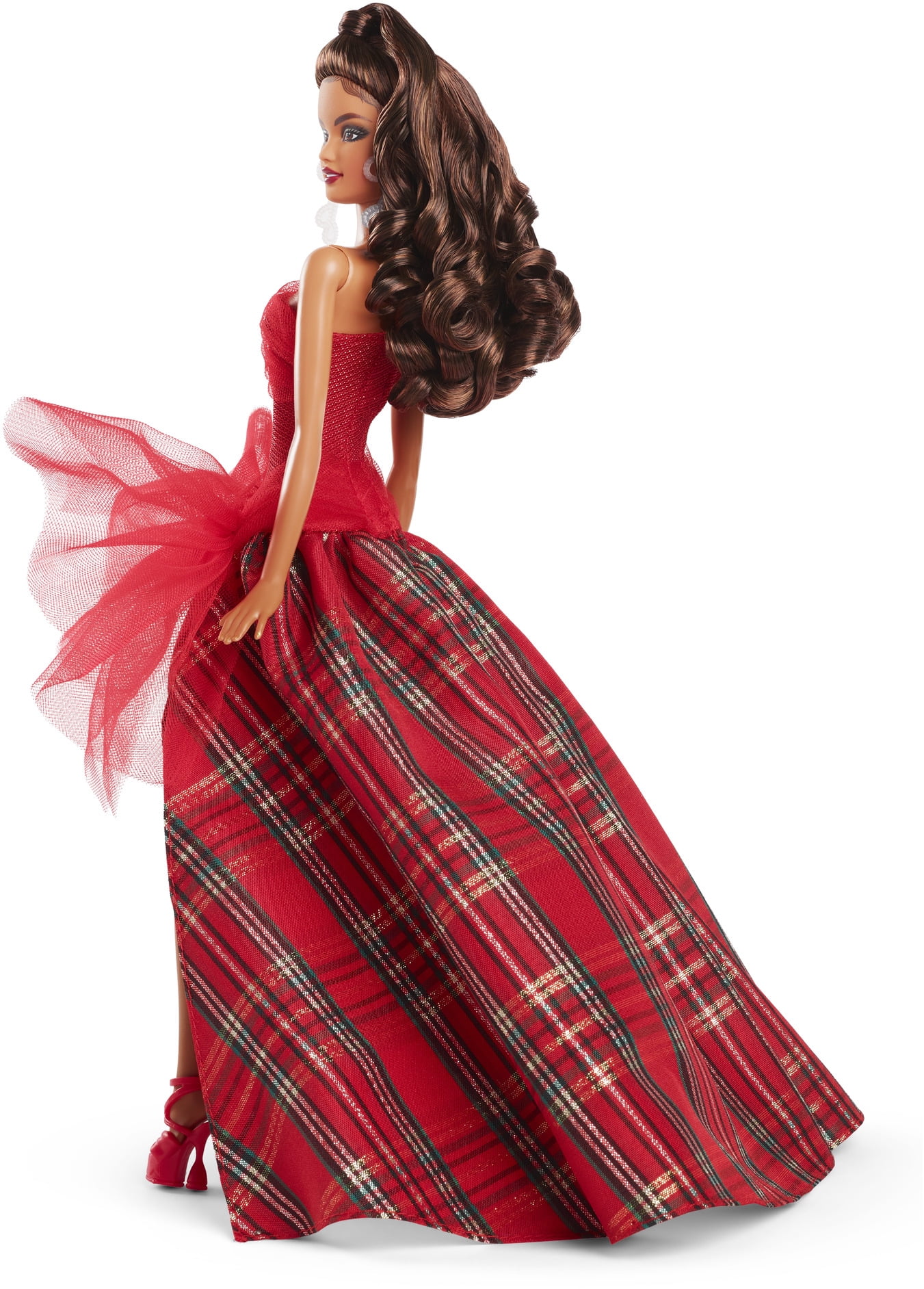Barbie 2024 Holiday Barbie Dolls, Seasonal Collector Gift, Barbie Signature, Plaid Gown with Red Bow Barbie 2024 Holiday Barbie Dolls, Seasonal Collector Gift, Barbie Signature, Plaid Gown with Red Bow