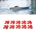 thumbnail image 1 of 10Pcs 100mm 4 Blades Propeller ABS 100mm Power Plant Driveline Systems Propellers with 2mm Hole DIY Boat Propellers, 1 of 7