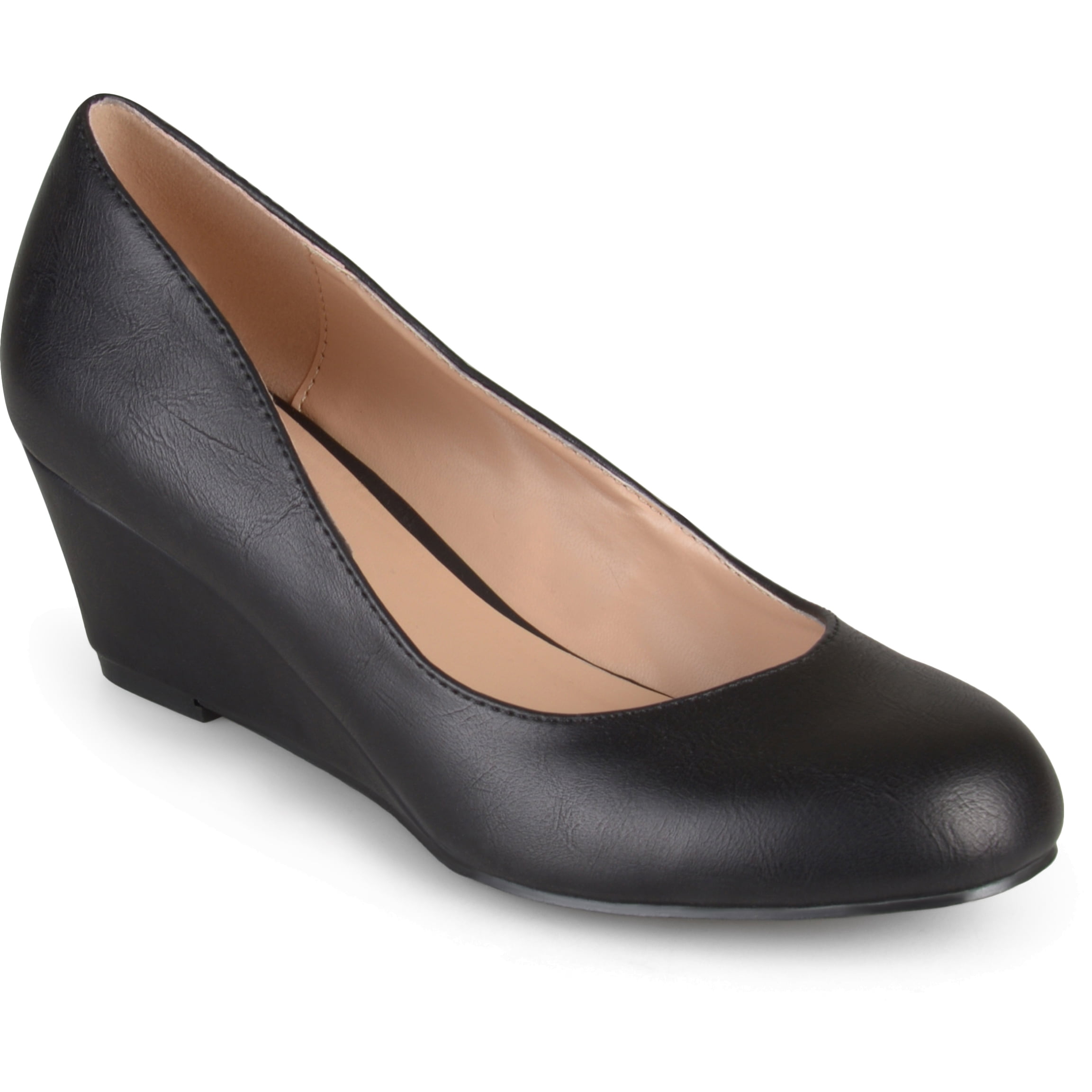 wide width wedge heels