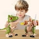 thumbnail image 1 of Juguetes de piscina, juguetes para bebés, juguetes para niños pequeños, robot transformable de dinosaurio de aleación, modelo combinado, caja de exhibición de simulación para niños, adorno de juguete,, 1 of 8