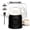 Black, variant on Electric Milk Frother & Steamer, 4-in-1 Automatic Milk Frother, Hot & Cold Foam, Ceramic-Coated Interior, LED Touch Control, 13.5 oz (400ml), Auto Shut-Off, Cream White