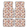 thumbnail image 1 of Disketp Turkey And Thanksgiving2 for Crystal Velvet Car Mats Four-Piece Set,All-Season Automotive Protection, Vehicles, Cars, Trucks, and SUVs,Anti-Slip Design, 1 of 7