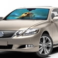thumbnail image 3 of Yuyamidu Otter Car Sun Shade for Windshield Cute Sun Shade for Car Windshield Visor Blue Automotive Window Sunshades Auto Interior Accessories UV Sun and Heat Reflector, 3 of 5