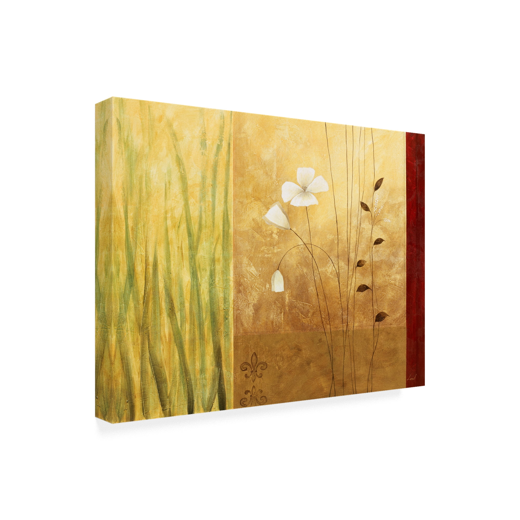 Trademark Fine Art 'White On Panels 5' Canvas Art by Pablo Esteban
