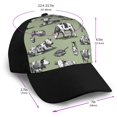 thumbnail image 2 of Yiaed Farm Cows Print Baseball Cap Dad Hat Polo Style Plain Blank Adjustable Size, 2 of 5