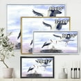 thumbnail image 4 of Designart 'Storks With Babies In The Nest' Farmhouse Framed Canvas Wall Art Print, 4 of 5