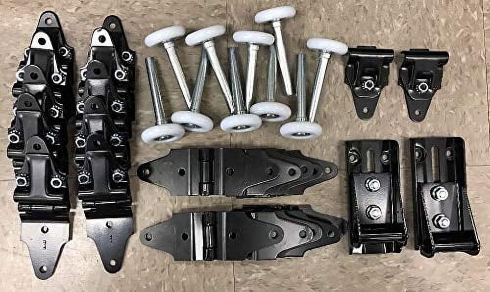 38 Pack Whiting Kit de Camion Todco Door - Toutes Charnières + Rouleaux de 2 Pouces - Morgan