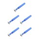 thumbnail image 1 of Eigraketly Golf Groove Sharpener Regroover Mango antideslizante de acero inoxidable Cuña 6 cabezales Herramienta de limpieza Herramienta manual Azul 5piezas, 1 of 6