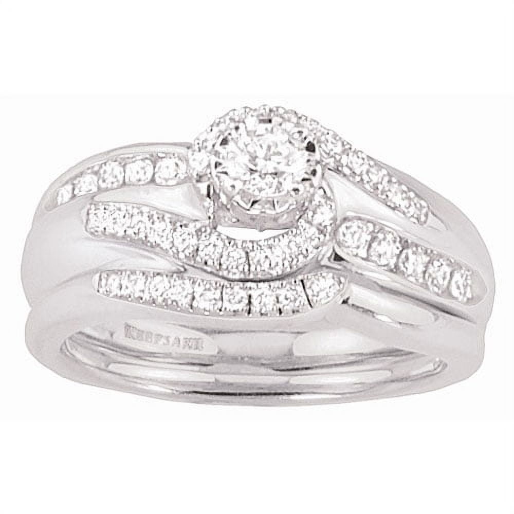 Keep Sake Ks Love Ballad 1/2 Ct Wg Bridal Set