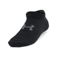 thumbnail image 1 of Pack de 6 calcetines Under Armour unisex para niños y jóvenes esenciales, color negro, 1 of 4