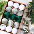 thumbnail image 4 of Japceit Velvet Christmas Tree Ornaments Set, Plush Ball Decor Collection, Festive Hanging Decorations for Xmas Tree Decorating, Indoor Holiday Accents, Home Party Settings, 4 of 5