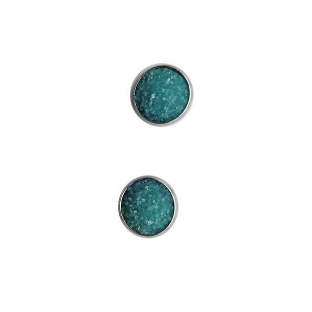 Pendientes de tuerca de 10 mm Pendientes de forma redonda Pendientes de gota de acero inoxidable resistentes Joyas de moda perforadas Tipo de Ropa, zapatos y accesorios Miscelánea tipo 22 22 Sonducket AP010471-22