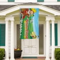 thumbnail image 5 of Curious George Monkey-themed Printed Flag Perfect gift for fans, friends, and family members, and suitable for indoor and outdoor activities, party decorations.16"x24" (40cm×60cm), 5 of 6