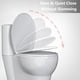 thumbnail image 3 of Elongated toilet seat con slow-close function, easy to clean y install, 3 of 6