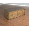thumbnail image 6 of Sunny Designs Safari 50" Transitional Wood Coffee Table in Medium Brown, 6 of 7
