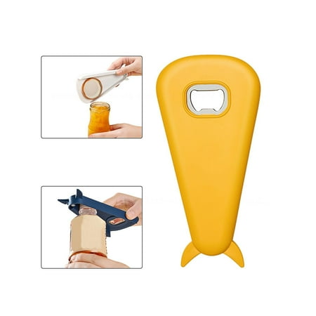 

shuwee Multifunction Jar Bottle Opener Non Slip Jar Gripper - Pad Rubber Jar Can Lid Opener The Jar Opener For Seniors With Arthritis Weak Or Rheumatoid Hands Yellow
