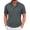 #0011-Gray, variant on Qiyinn Mens Shirt Bubble Jacquard T-Shirt Short Sleeve Stretchy Golf Shirt