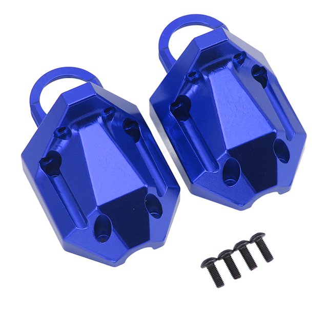 Carcasa de caja de cambios de eje trasero RC, aleación de aluminio, fuerte, fácil instalación, carcasa de caja de cambios de eje RC para TRAXXAS 1/7 UDR azul