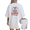 White-1, variant on Women's "Time To Raise Hell Ladies" Double Sided Flame Graphic T Shirt Retro Feminist Short Sleeve Round Neck Top White S-5XL