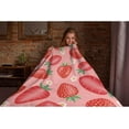 thumbnail image 5 of Yibo Watermelon Cartoon Fruit Pattern Blanket Flannel Soft and Comfortable Anti-static Bed Sofa Blanket, 5 of 7