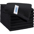 thumbnail image 1 of duomi-Black Microfiber Cleaning Cloths, 8 Pack Cleaning Towels for Kitchen, Lint Free, Scratch-Free, Highly Absorbent, and Reusable Cleaning Rags for House, Window and Glass, Cars, 11.5 X11.5 inch, 1 of 4