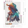 thumbnail image 2 of Pintura de diamante 5D DIY taladro redondo completo vaquera decoración del hogar arte 30x40cm, 2 of 9