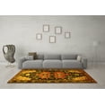 thumbnail image 3 of Ahgly Company Indoor Rectangle Persian Yellow Traditional Area Rugs, 3' x 5', 3 of 4