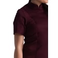 thumbnail image 4 of Chaqueta de Chef Springfield para Mujer Chef Works Merlot 3XL, 4 of 5