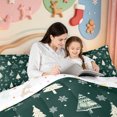 thumbnail image 5 of Manfei Farmhouse Santa Claus 7-Piece King Bedding,Happy Christmas King Bed in a Bag,Xmas Reversible, 5 of 7