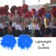 thumbnail image 2 of 1 par de pompones aeróbicos de animadora para fiesta de baile, competición deportiva escolar (azul), 2 of 7
